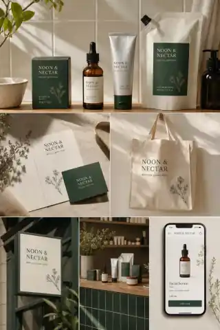 Noon and Nectar skincare brand applications